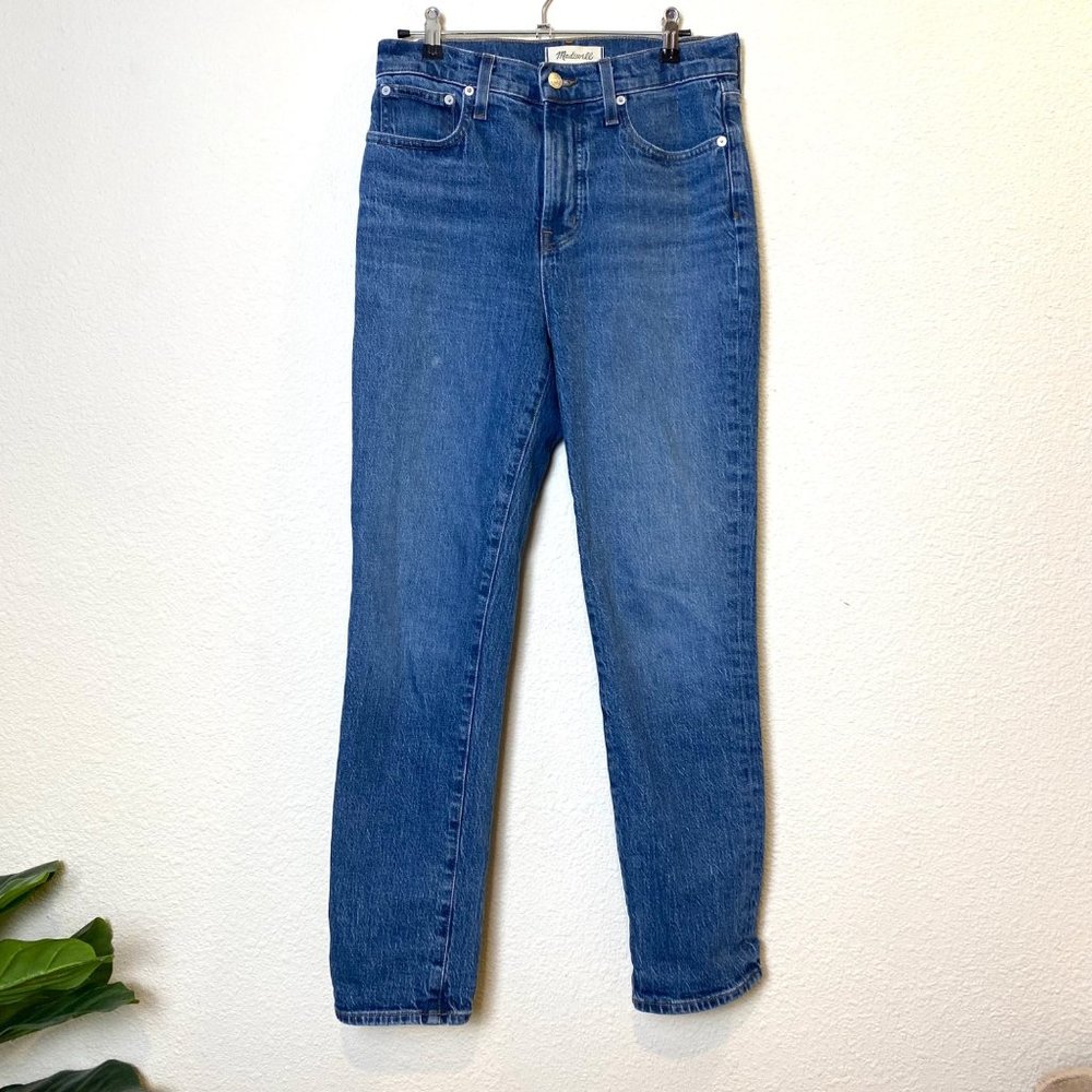 Madewell The Perfect Vintage Straight Leg High Rise Denim Jean Drayton 26 - Picture 2 of 7